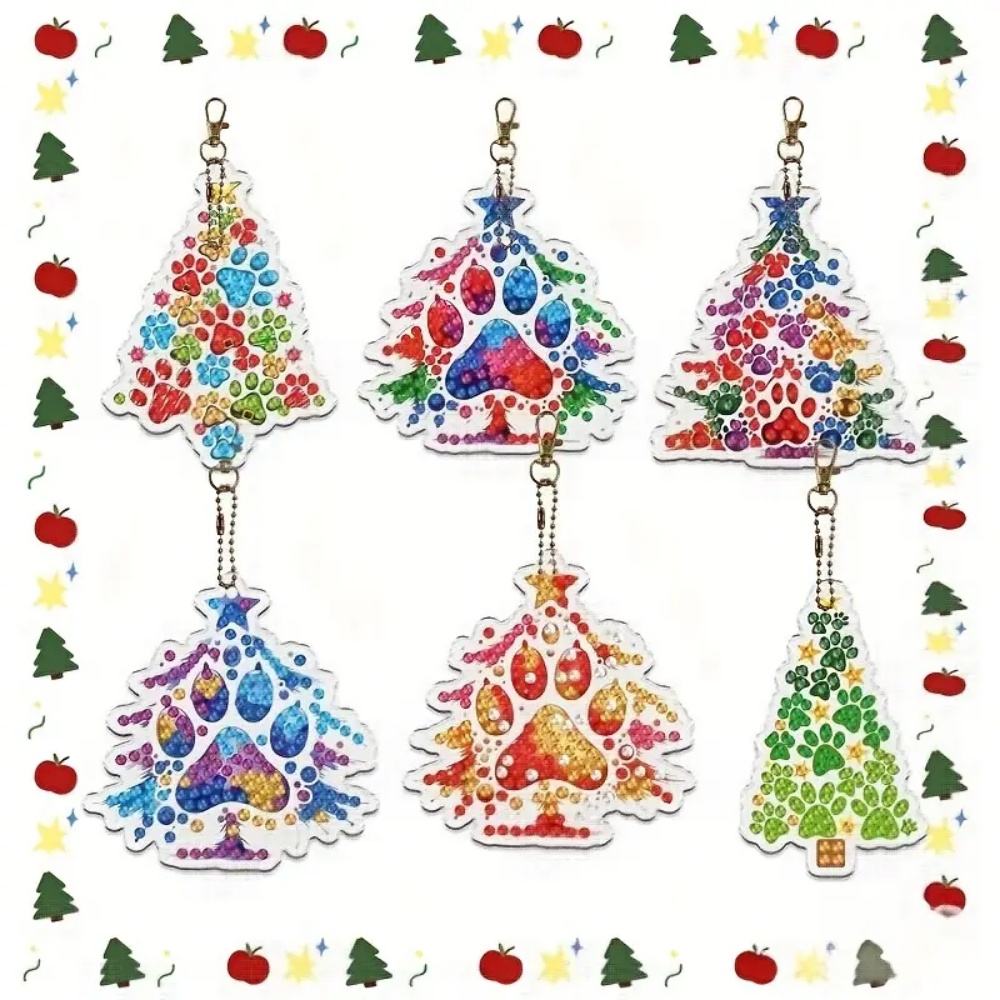 Resin Craft For Beginners - Set di 6 Portachiavi con Motivo