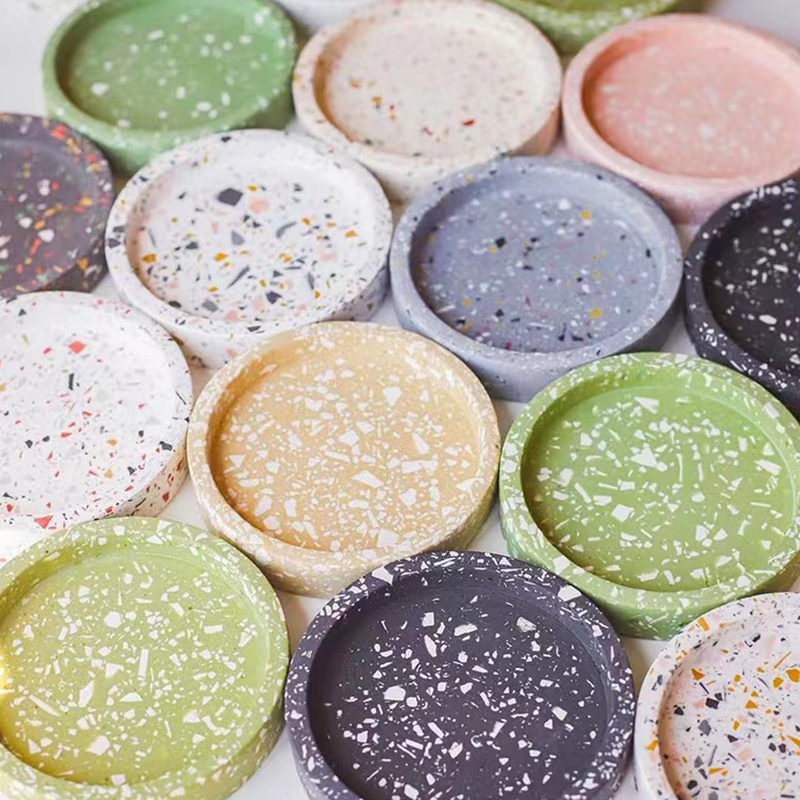Coaster Mold Round - Stampi per cemento a vassoio rotondo