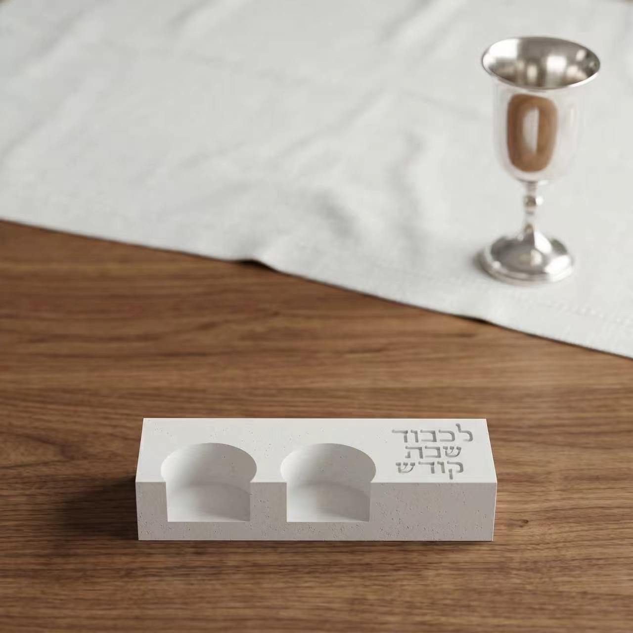 Serving Tray Mold - Stampo in Silicone Moderno per Portacandele