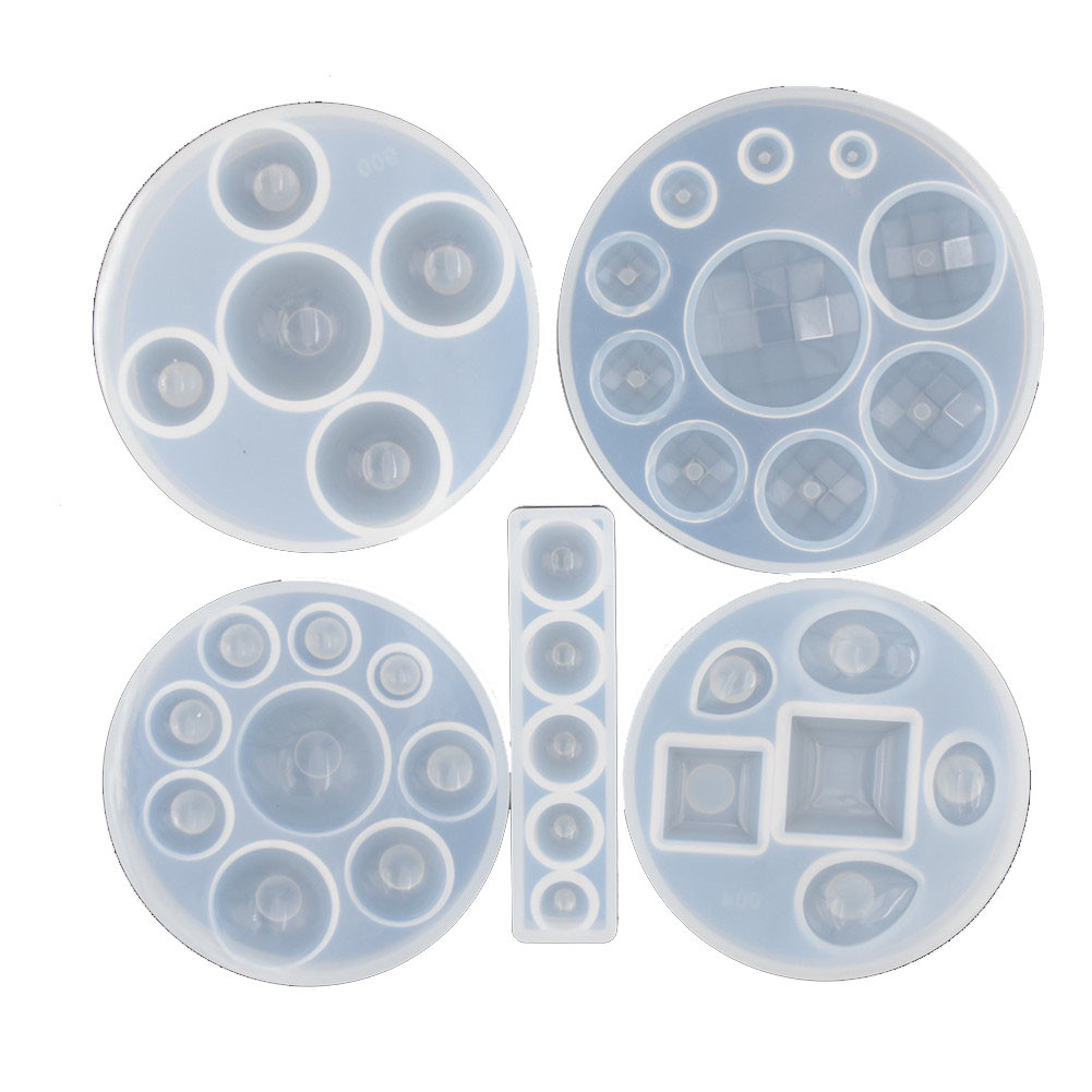 Resin Ocean Wave Mold - Stampo in silicone mezza palla cabochon
