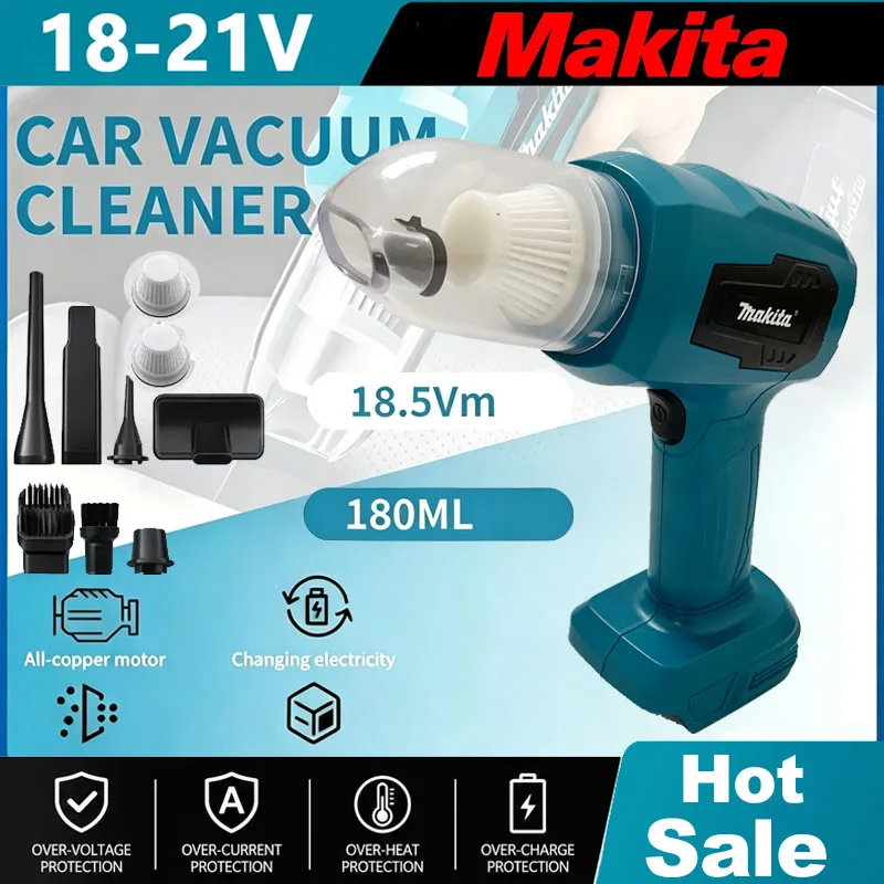 Vacuum Chamber Small - Aspirapolvere Cordless Makita per Auto, Mini