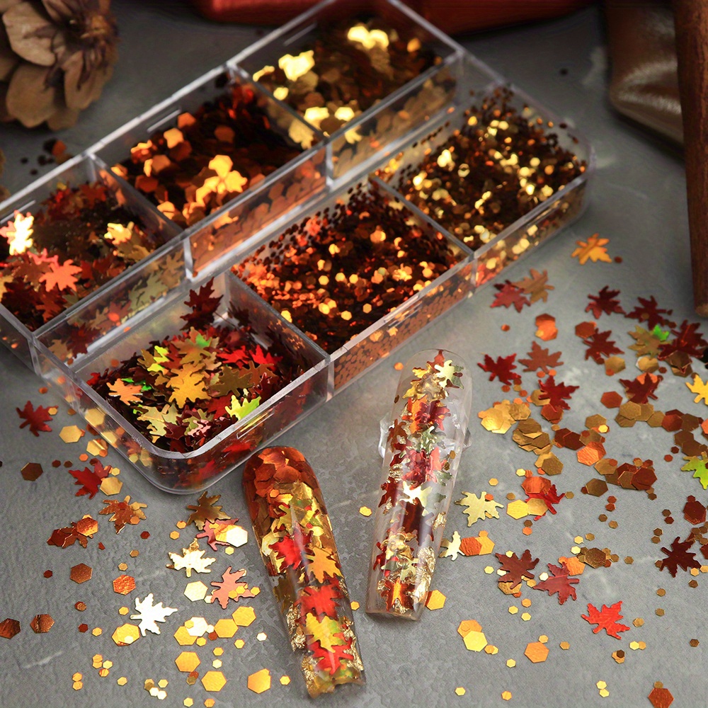 Set di 6 Griglie di Glitter pe - Gold Foil Flakes recensione e prezzo