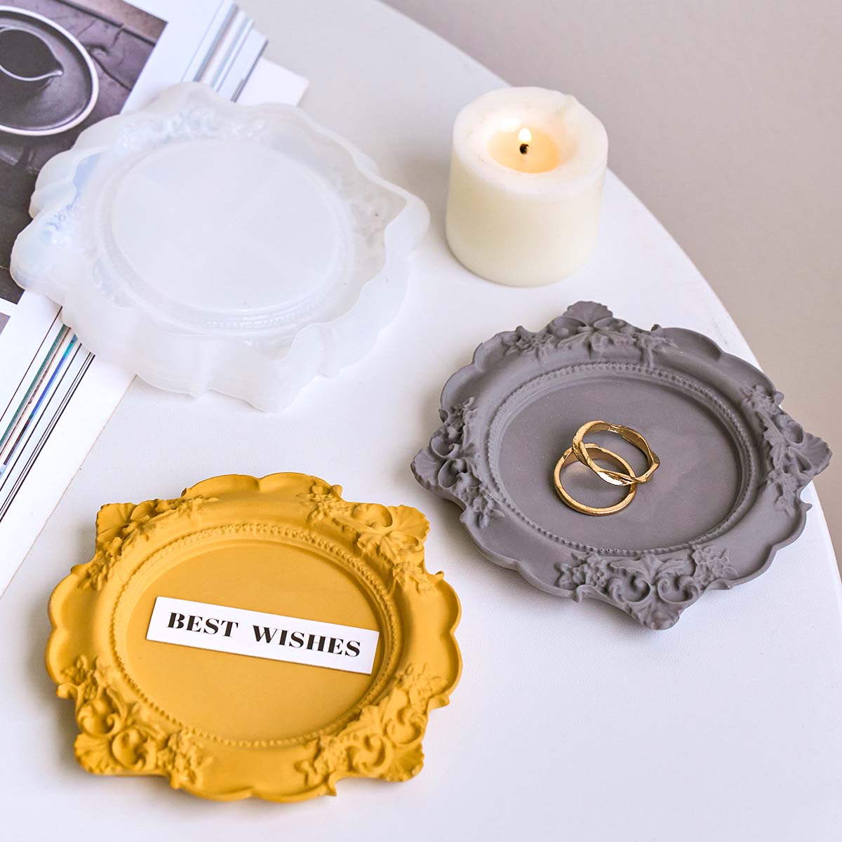 Stampo in silicone per vassoio - Coaster Mold Round recensione e prezzo