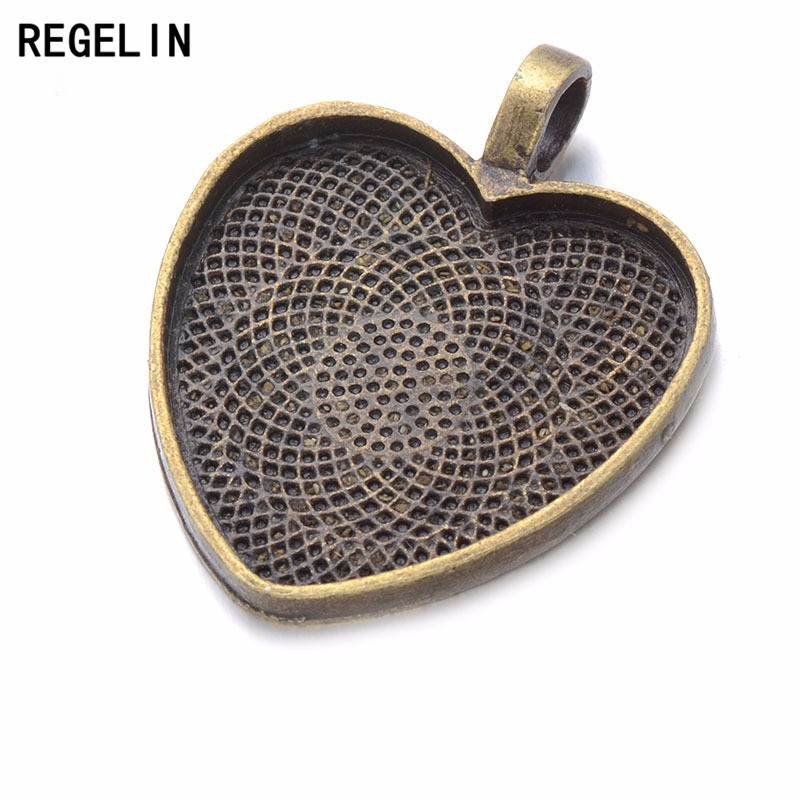 REGELIN Cuore Cabochons Impost - Bezels Set Pendant recensione e prezzo
