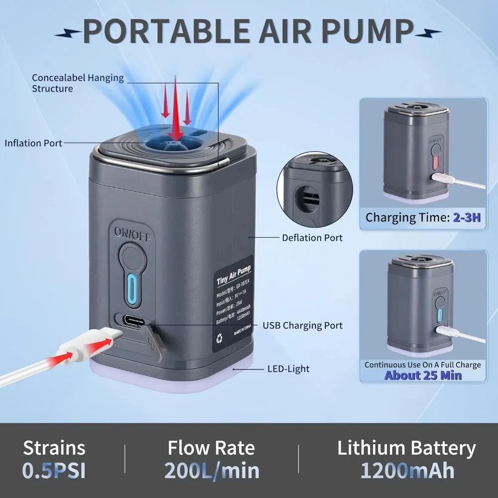 Mini Pompa d'Aria Portatile co - Vacuum Chamber Small recensione e prezzo