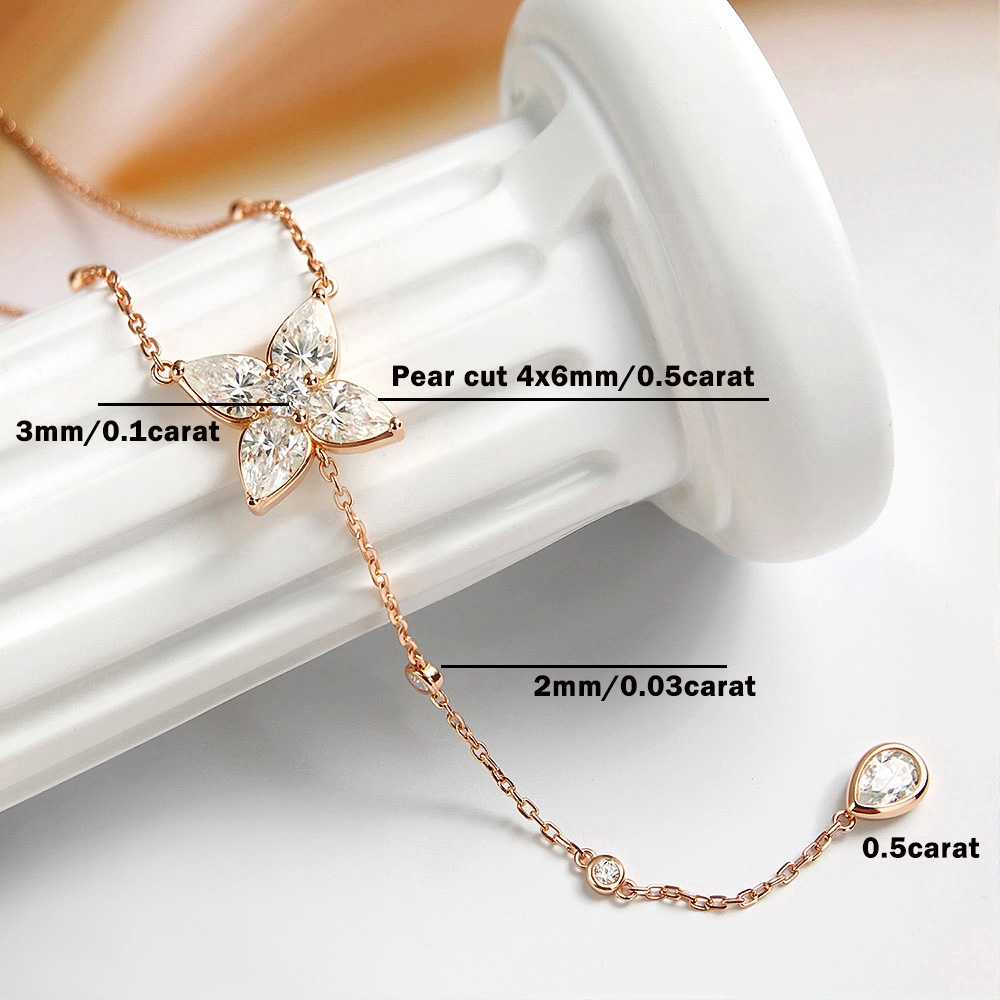 Collana Pendente Lariat con Mo - Bezels Set Pendant recensione e prezzo