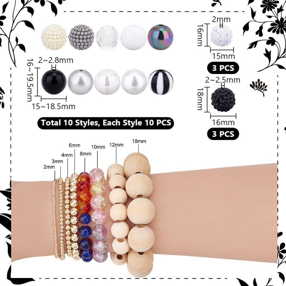 106 pezzi di perline robuste 1 - Resin Crafts recensione e prezzo