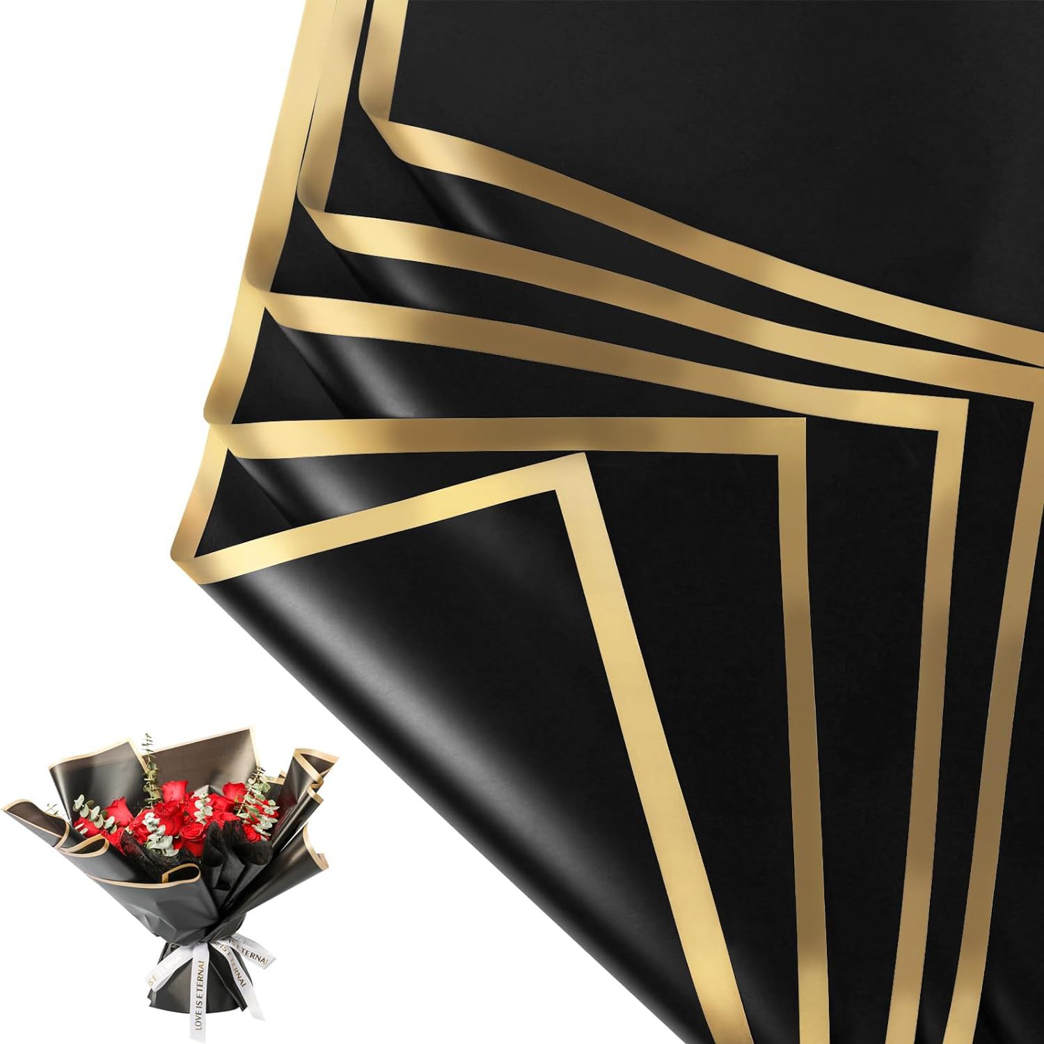 20 Fogli di Carta da Regalo Im - Gold Foil Flakes recensione e prezzo