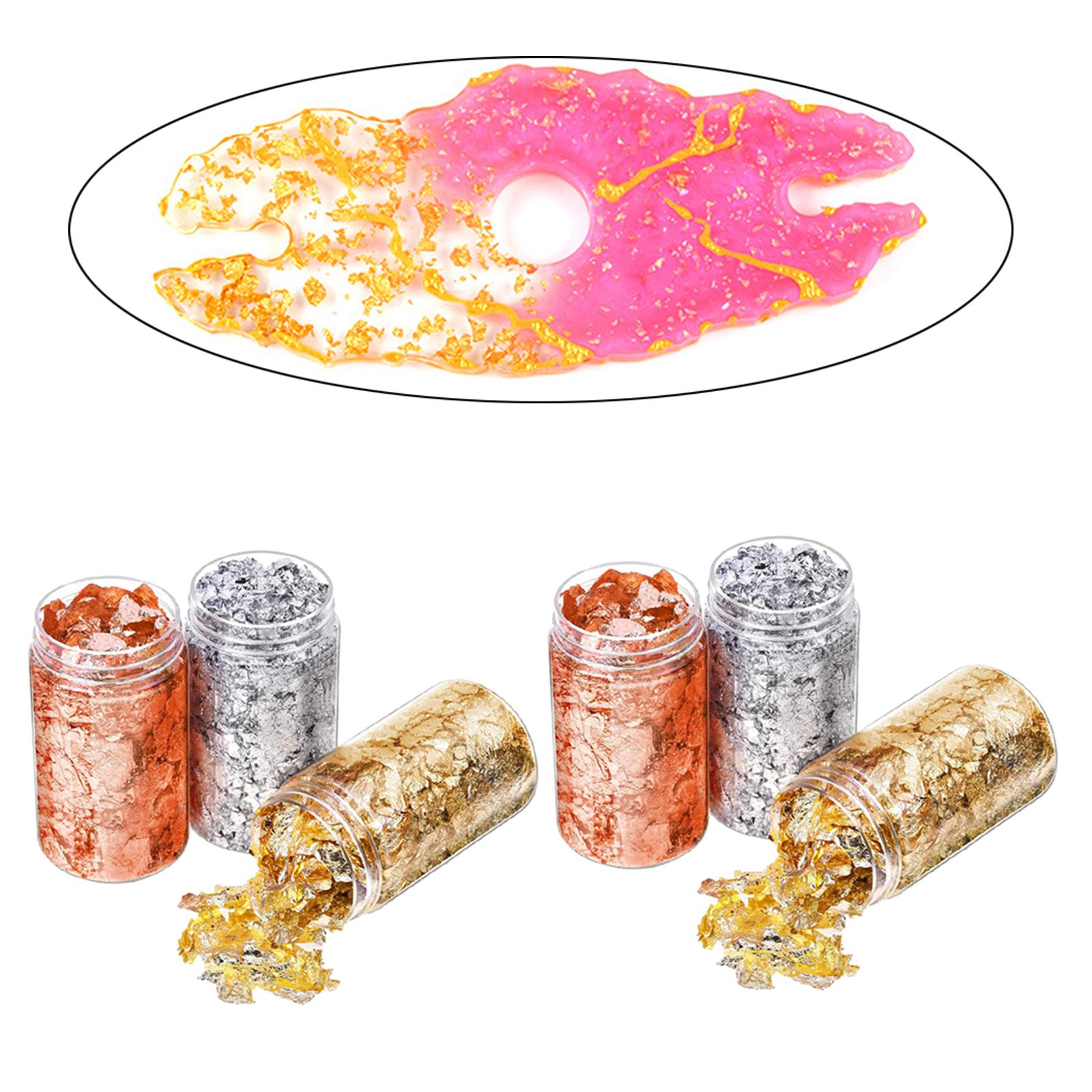 6 Pezzi di Adesivi per Unghie  - Gold Foil Flakes recensione e prezzo