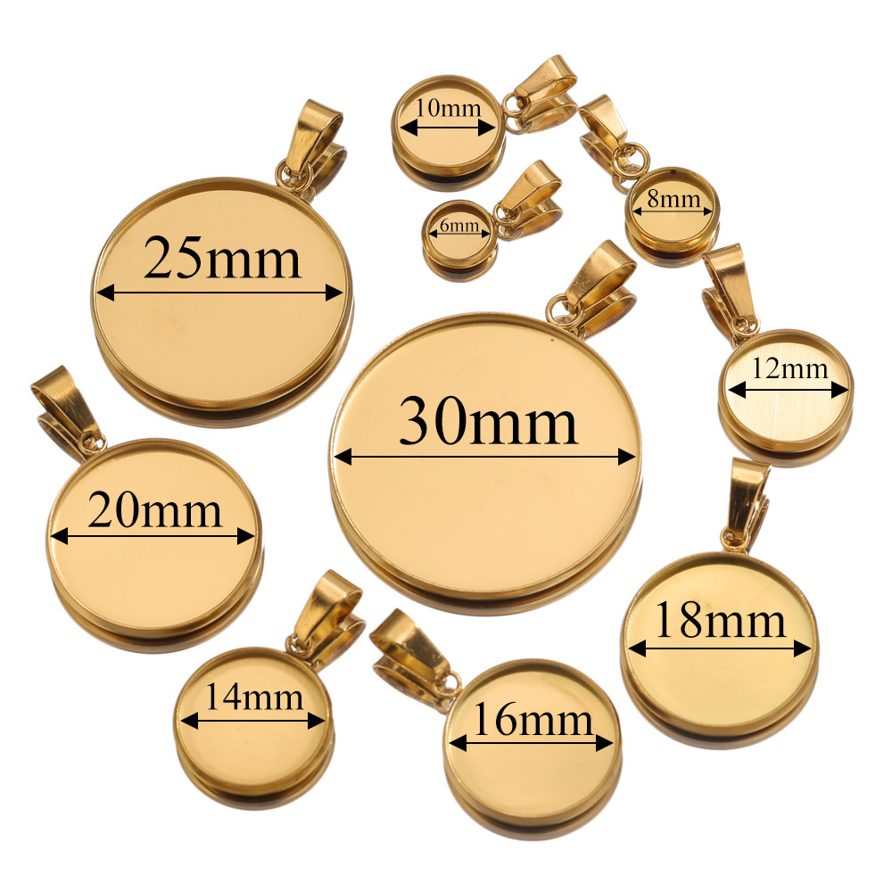 10 pz Pendenti In Oro In Accia - Resin Craft Projects recensione e prezzo