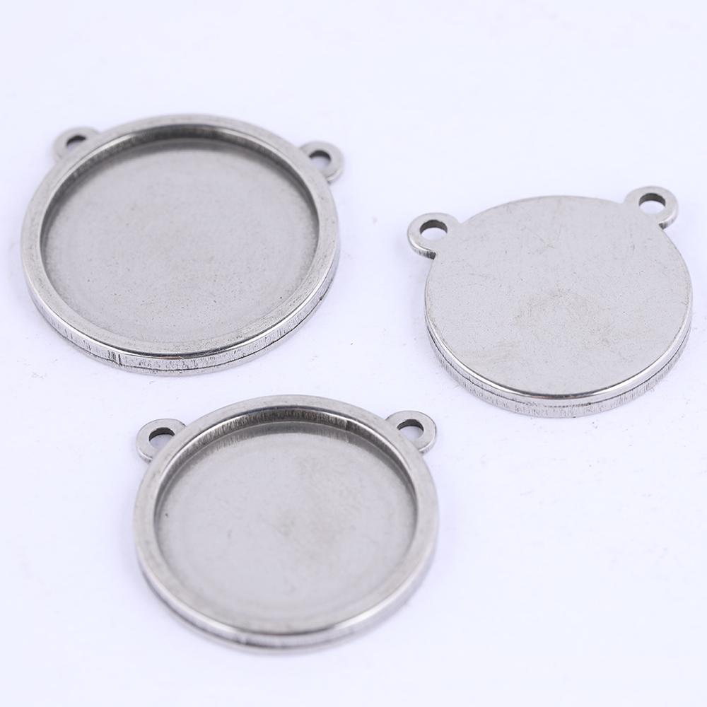 5 Pcs in Bianco Cabochon di Ba - Bezels Set Pendant recensione e prezzo