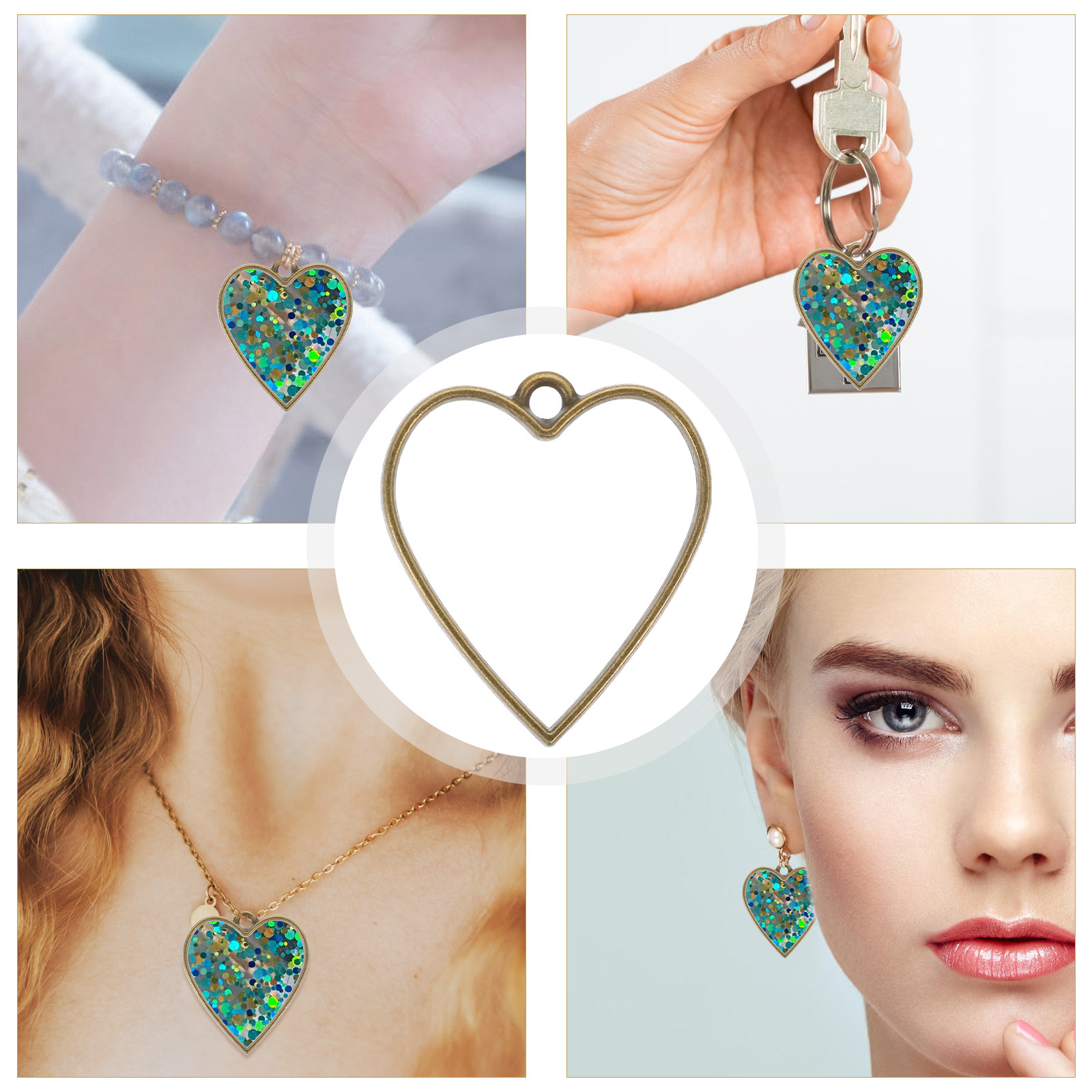 50 Pezzi di Cornici per Gioiel - Bezels Set Pendant recensione e prezzo