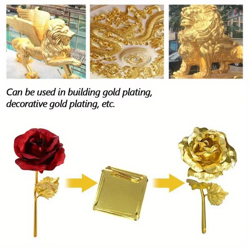 100 fogli di lamina in finto o - Gold Foil Flakes recensione e prezzo